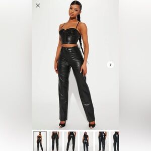 Truly Chic Faux Leather Pant 29